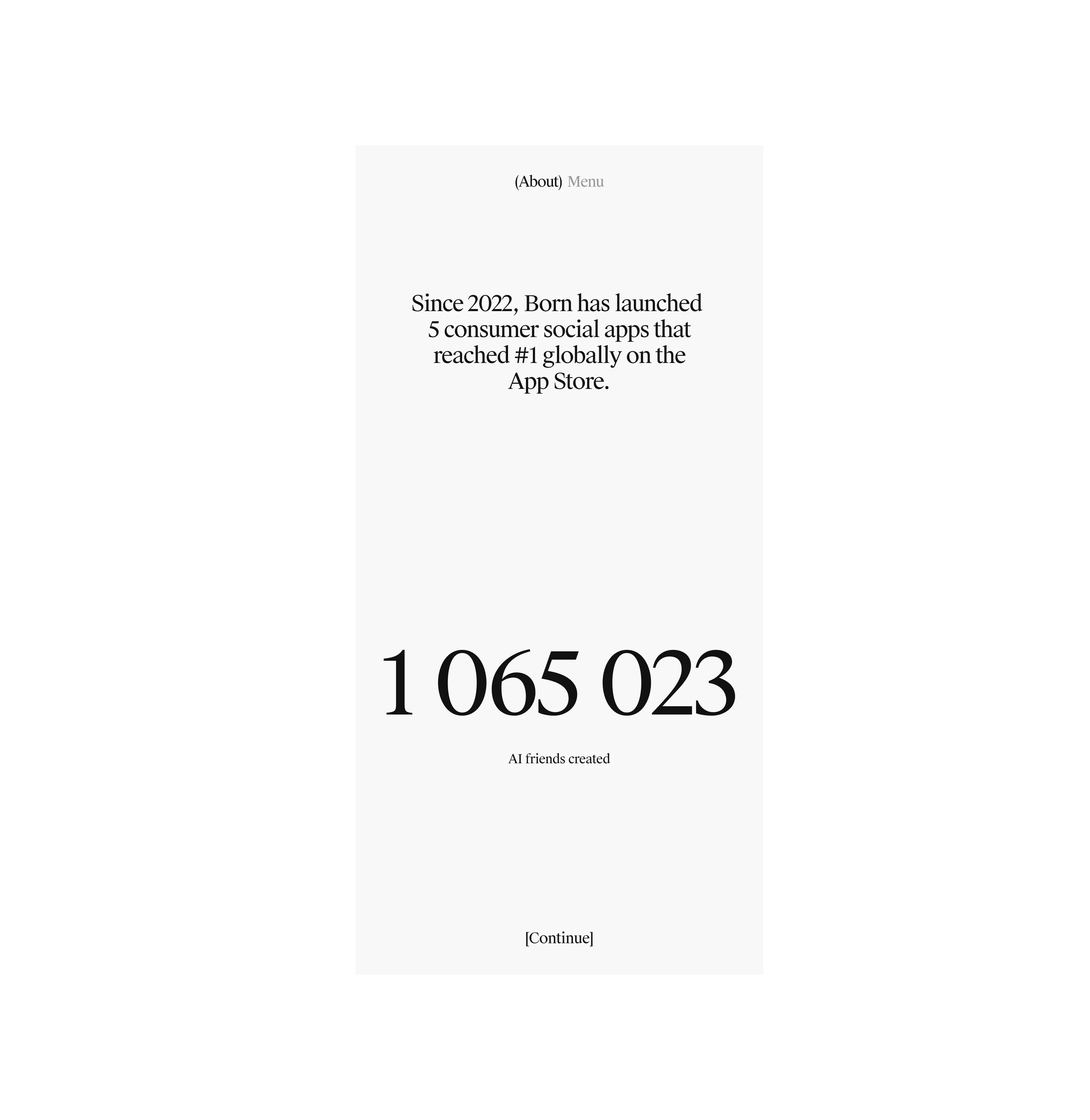 Born — OpenPurpose portfolio work