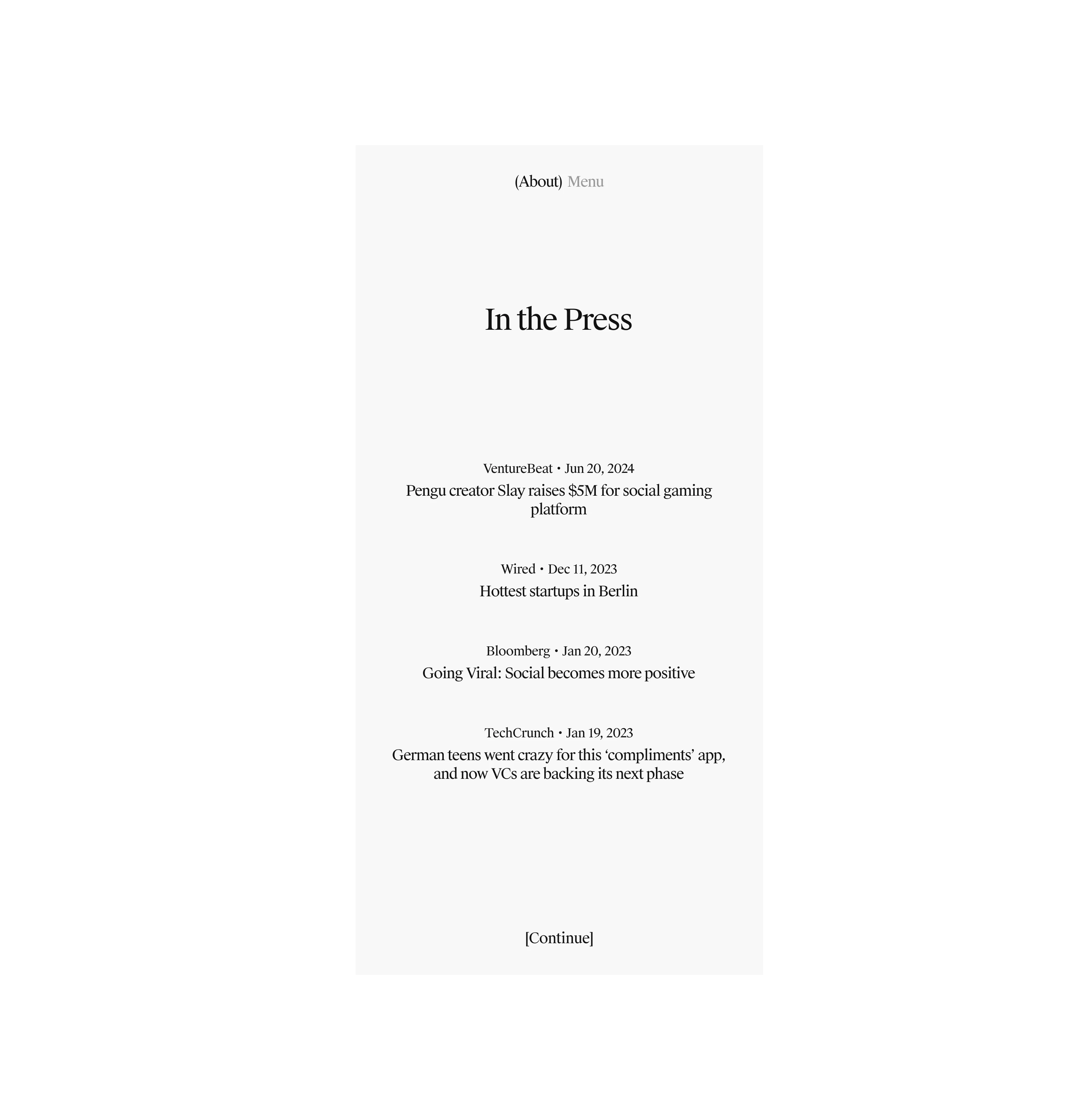 Born — OpenPurpose portfolio work