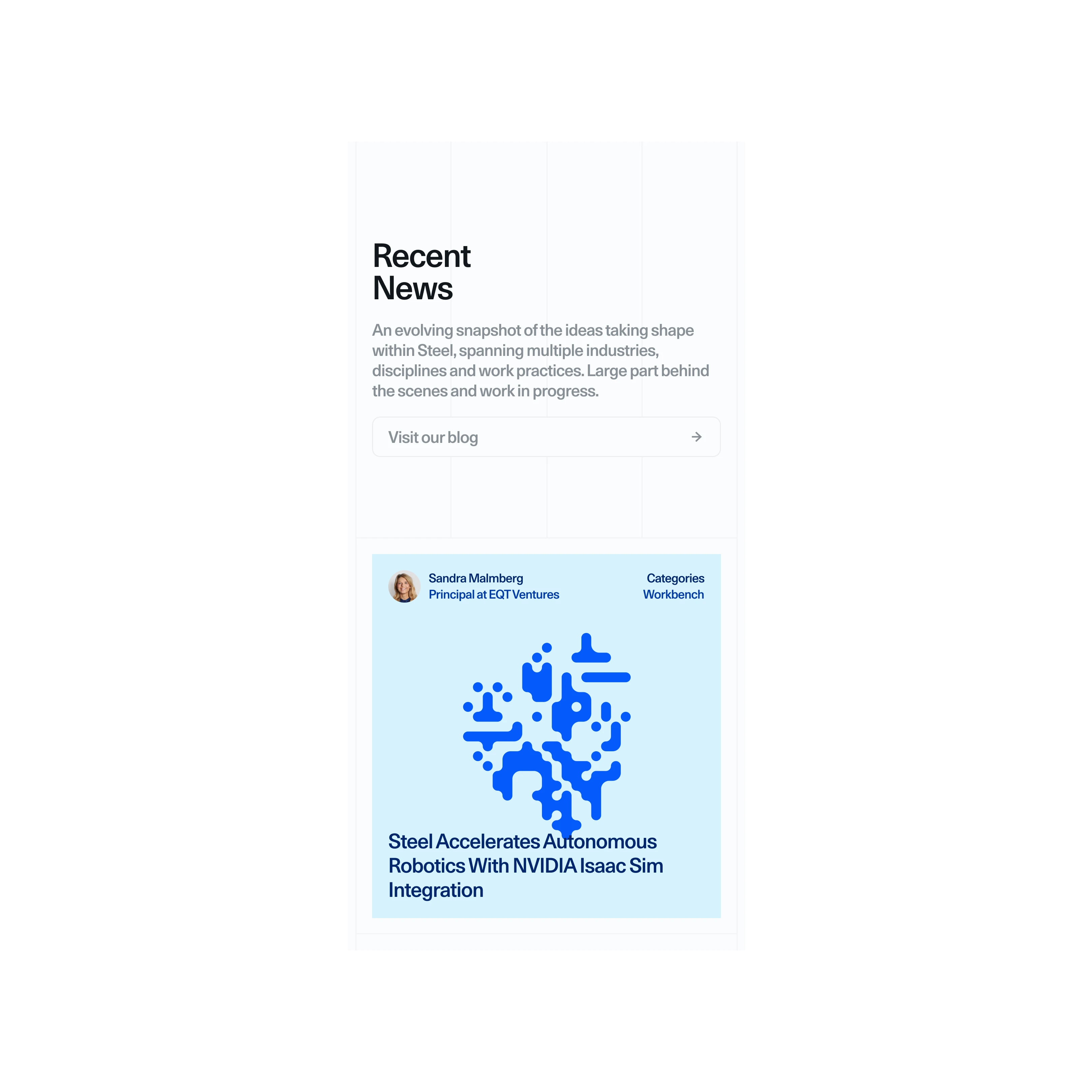 Steel — OpenPurpose portfolio work