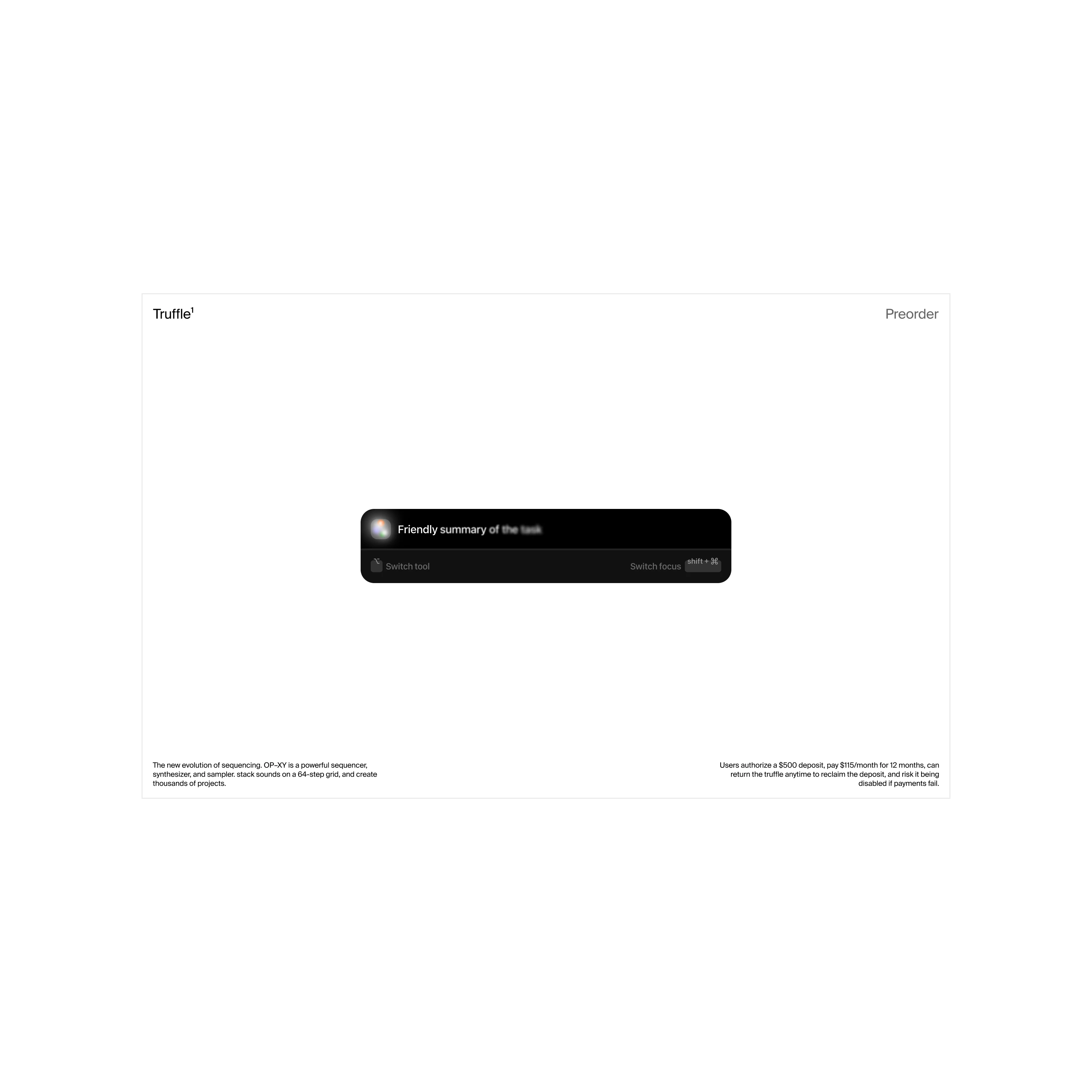 Truffle — OpenPurpose portfolio work